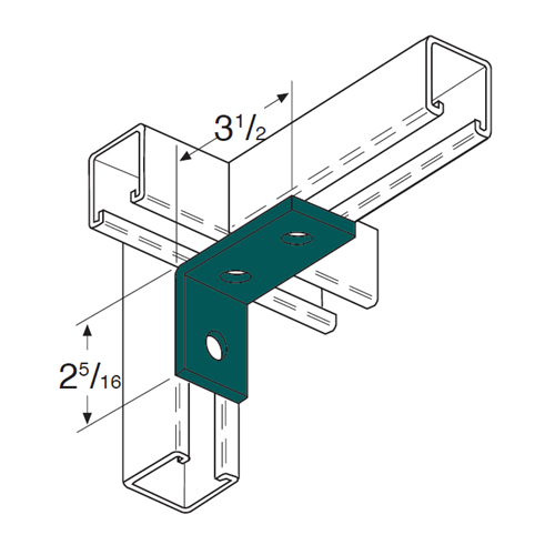 3 Hole Cornenr Angle