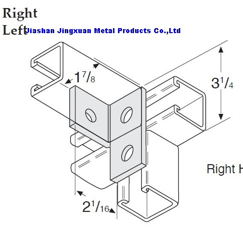 3 Hole Hole offset bent angle