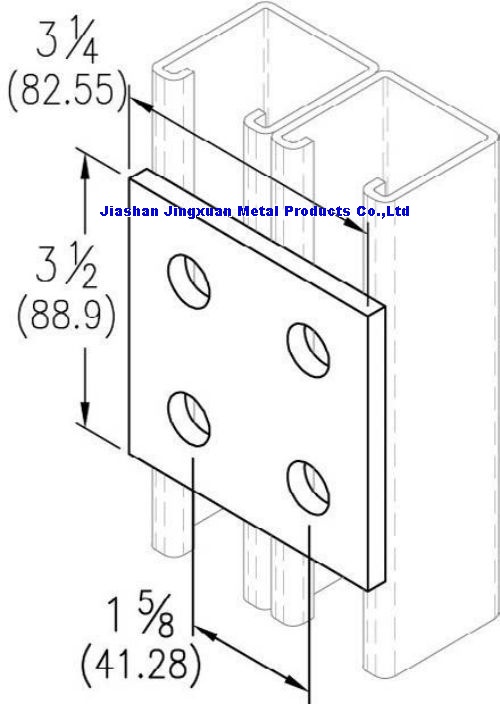 4 hole splice plate