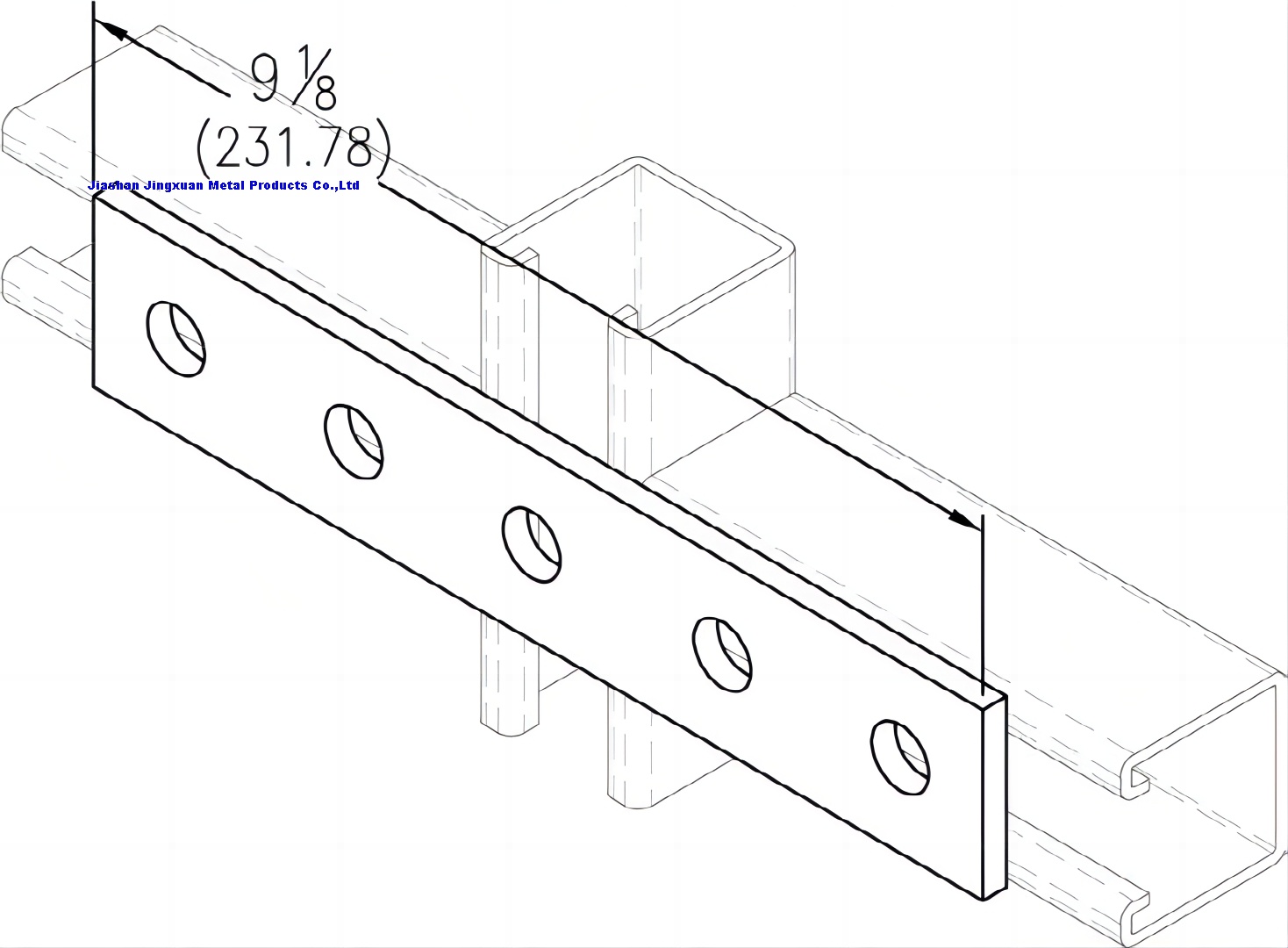 5 hole splice plate