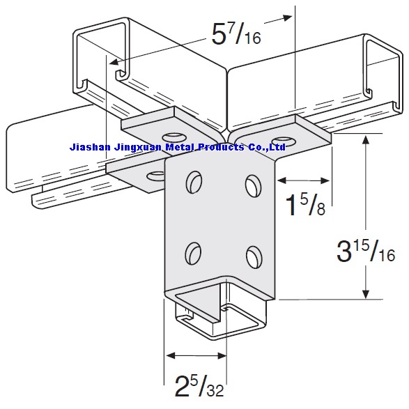 9-hole triple wing connector